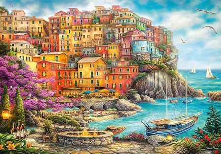 Timaro Puzzle 2000El. A Beautiful Day At Cinque Terre  