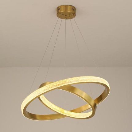 Copel Sypialniana lampa wisząca nad łóżko LED 50W złota  (CGZING60A)