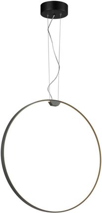 Step Into Design Nowoczesna lampa wisząca Acirculo ring LED 36W czarny  (ST10453PD500ABLACK)