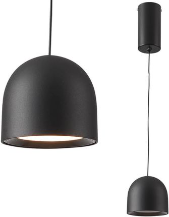 Step Into Design Czarna lampa wisząca Petite LED 6W nad kuchenną wyspę  (XC5010BM)