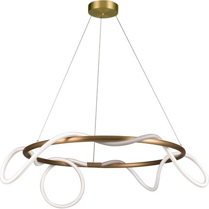 Step Into Design Lampa wisząca FANTASIA ROUND LED złota 60 cm (ST9282RD60)