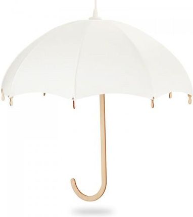 Deku Parasol Lampa wisząca dekoracyjna drewniana Biała oprawka (L570689)