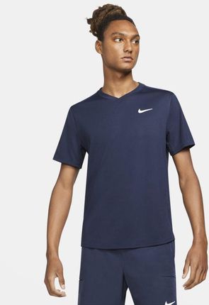 Nike Męska Koszulka Do Tenisa Nikecourt Dri Fit Victory Niebieski