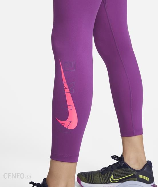 Damskie legginsy ze średnim stanem i wstawkami z siateczki Nike Pro