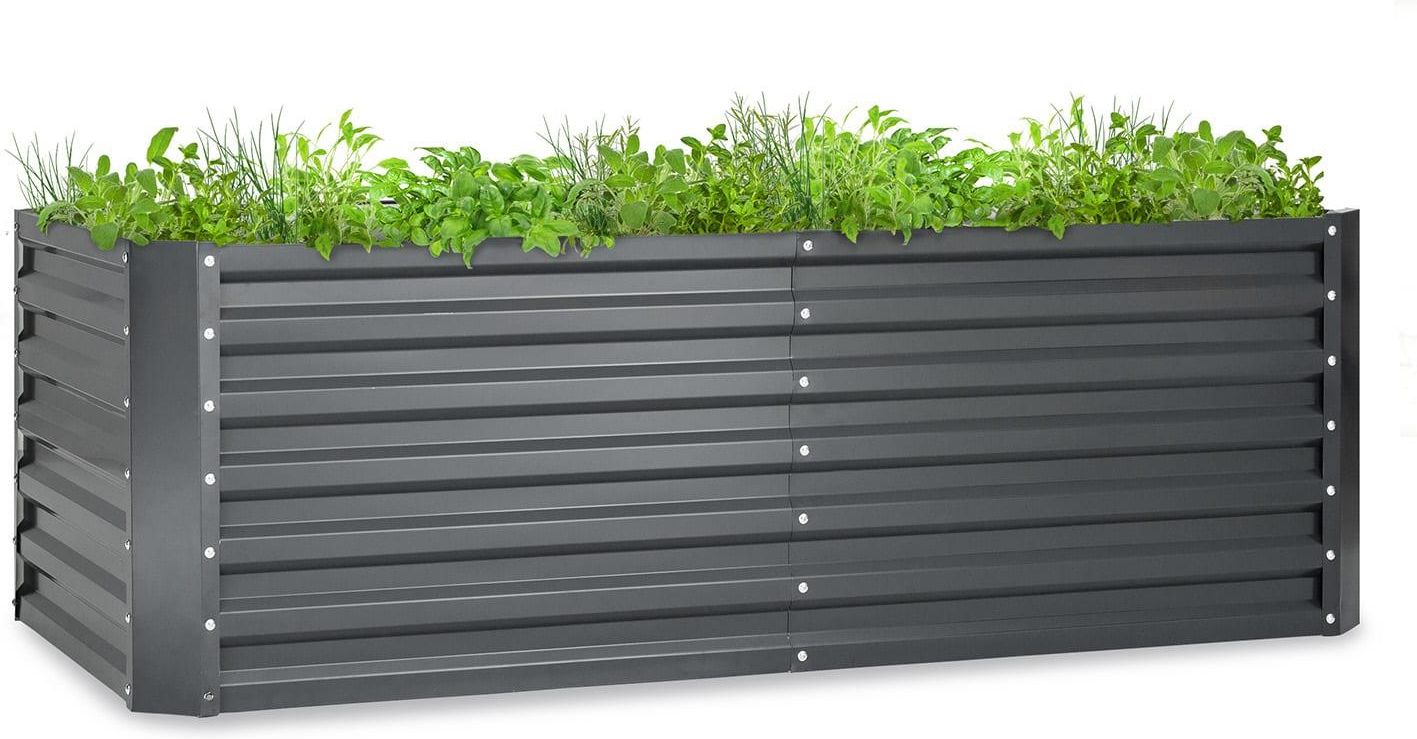 Blumfeldt high grow straight podwy szona grz dka 180x60x90cm 970l stal