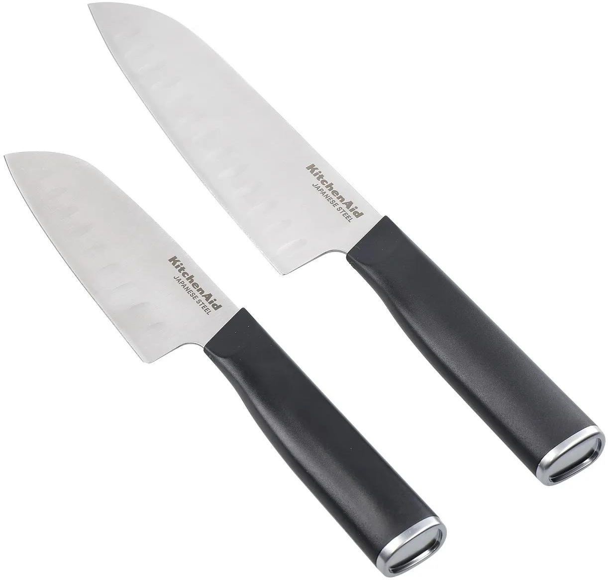  KitchenAid KEG2PTHEOHOBA Knife Set, Stainless Steel : Home &  Kitchen