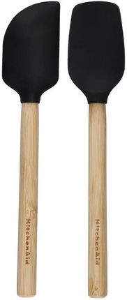 KitchenAid Komplet 2 szpatułek Mini Bamboo 22cm (KQG692OHOBE)