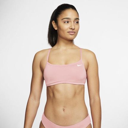 Nike Damska Góra Od Bikini O Kroju Bokserki Essential JasnoRóżowy