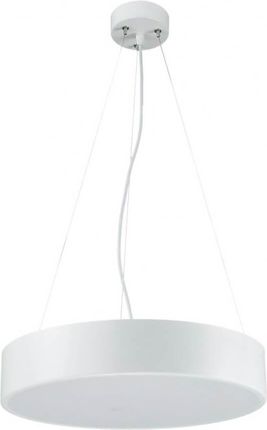 Team Minimalistyczna lampa wisząca do salonu biała (137623690234)