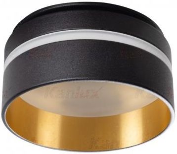Kanlux GOVIK-ST DSO-B/G Pierścień oprawy punktowej czarny złoty (29234)