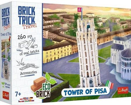 Trefl Brick Trick buduj z cegły Podróże Krzywa Wieża w Pizie 61610