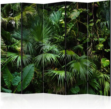 Parawan 5-częściowy - Słoneczna dżungla II [Room Dividers] 225x172