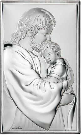 Srebrny Obrazek Jezus Chrystus | Rozmiar: 6.5x11 cm | SKU: VL81286/3L