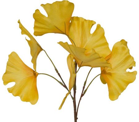Eurofirany Piękny Sztuczny Kwiat Do Wazonu 37Cm Żółty 12Szt. 326418