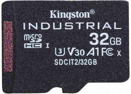 Kingston  Industrial microSD 32GB Class 10 UHS-I U3 (SDCIT232GBSP)