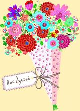 Zdjęcie Karnet B6 Rożek Kwiatowy - Radom