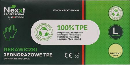 Nexxt Rękawice Foliowe Tpe L (100) (EM8727)