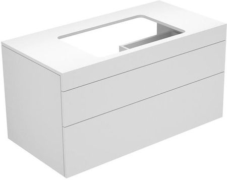 Keuco Edition 400 Szafka podumywalkowa Biała bez otworu na baterię 105x54,6x53,5 cm