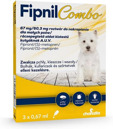 Orion Pharma Fipnil Combo S Psy 2-10kg 3 Pipety