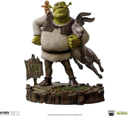 Figurka Shrek Donkey and The Gingerbread Man 26 cm Deluxe Art Scale 1/10