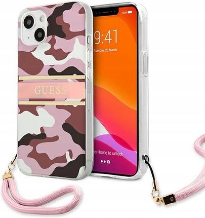 Guess iPhone 13 mini 5,4" różowy/pink hardcas (35e77a52-2e62-484f-bba8-739c8ac909a3)