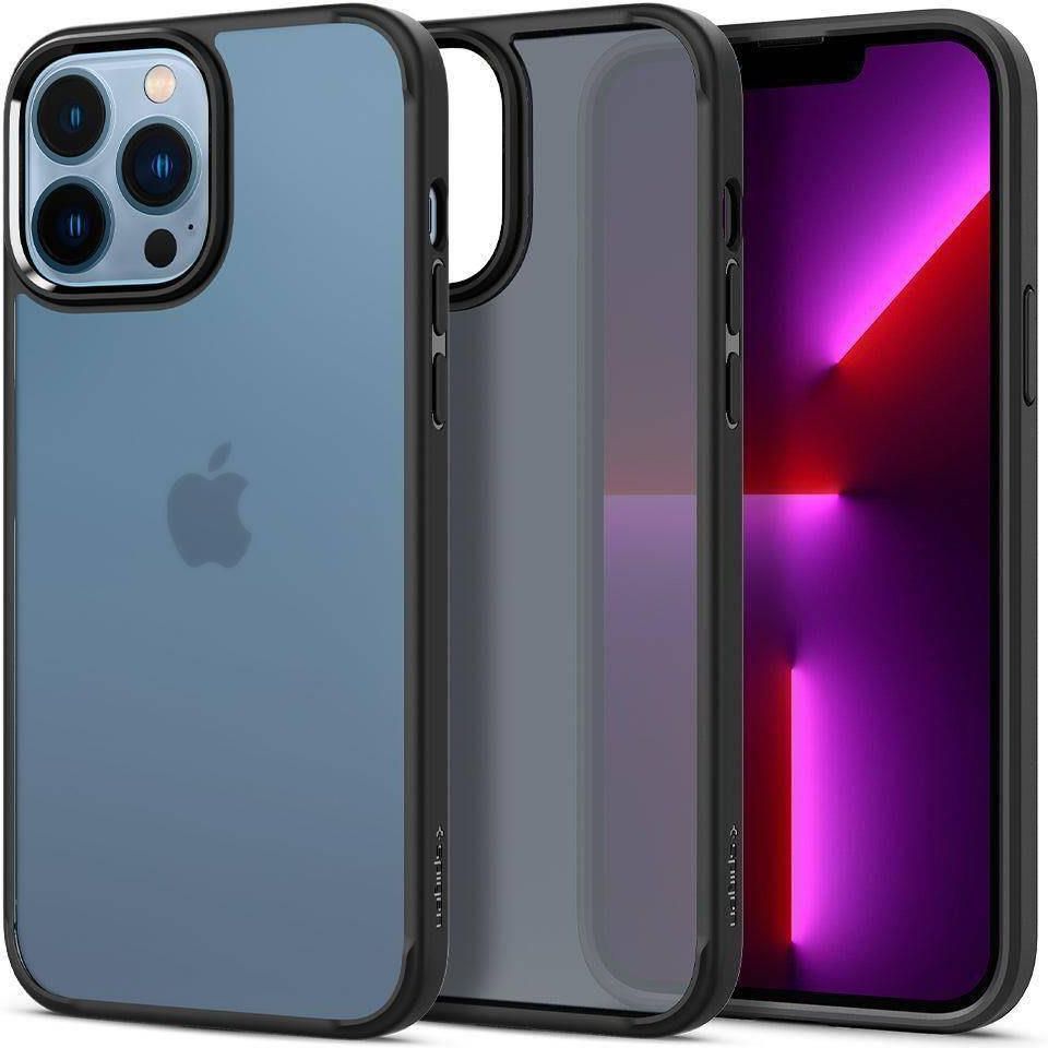 SPIGEN ULTRA HYBRID IPHONE 13 PRO MAX MATTE FROST BLACK