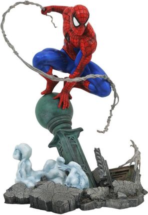 Diamond Marvel Comic Gallery PVC Statue Spider-Man Lamppost 25 cm