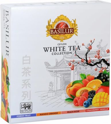 Basilur Zestaw Herbat Białych Owocowych 40 Torebek