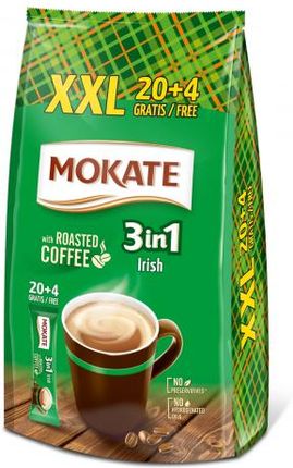 Mokate 3V1 Irish Cream Rozpuszczalny Napój Kawowy 24x17g