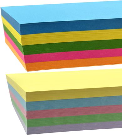 Inkhouse Papier Biurowy Ksero Kolorowy A3 Mix Pastelowy Intensywny 10 Kolorów 80-120 gr 500 Arkuszy