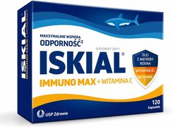 Zdjęcie Iskial Immuno Max + Witamina C x 120 Kaps - Jedwabne