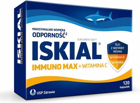 Iskial Immuno Max + Witamina C x 120 Kaps