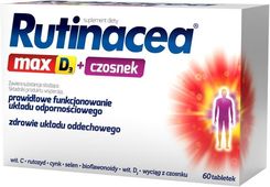 Zdjęcie Rutinacea Max D3 + Czosnek 60 tabl. - Mysłowice