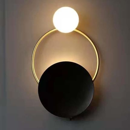 Copel Salonowa lampa ścienna kinkiet ring circles  (CGEYE2BKGD)