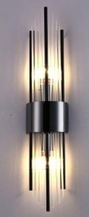 Copel Kryształowa lampa sypialniana czarny kinkiet  (CGODESSW2)