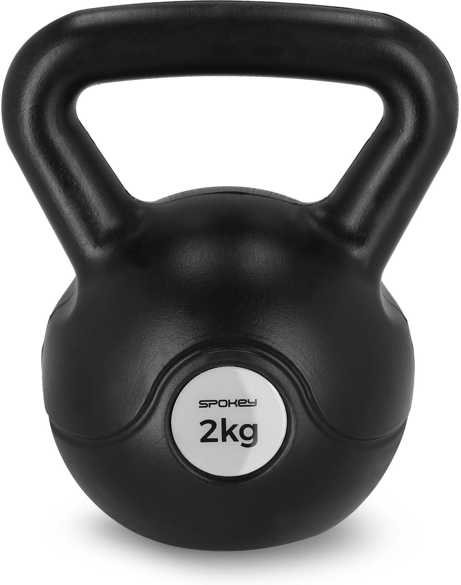 Spokey Kettlebell Wypełniony Piaskiem Scales Basic Czarny Szary