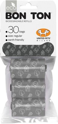 United Pets Torby Higieniczne Bon Ton Regular Pies Szary 3x10 Uds (S6101720)