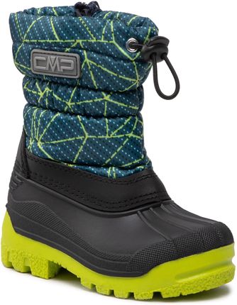 Śniegowce CMP - Kids Sneewy SnowBoots 3Q71294 Deep Lake/Acido 18MM