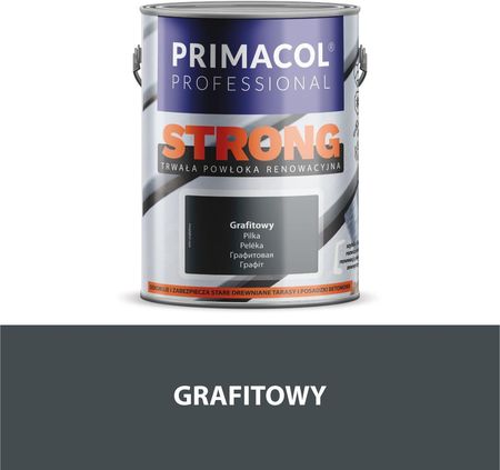 Strong Farba Na Drewno I Beton Grafitowy 2,5l