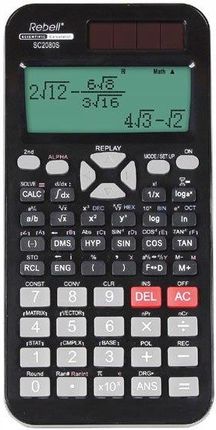 Rebell Kalkulator Re-Sc2080S, Czarna, Nawukowy, Wy (RESC2080S)