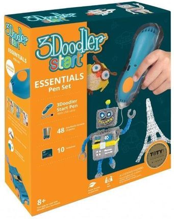 3Doodler START FILAMENT EKO | 2.5MM | 75 SZTUK | 3 KOLORY CHERRY RED/SIMPLY WHITE/OCEAN BLUE (3DSECOMIX175) - zdjęcie 3