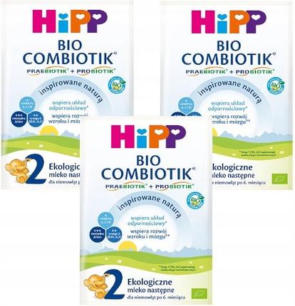 Hipp 2 Bio Combiotik Ekologicz Mleko Następ. 3X27G
