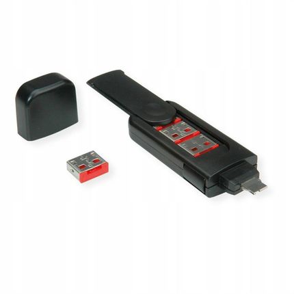 BLOKER/KLUCZ DO PORTÓW USB A,4XZAŚLEPKA I 1XKLUCZ (11028330)