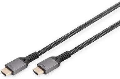 DIGITUS 8K PREMIUM HDMI 2.1 CONNECTION CABLE DB-330200-010-S BLACK, TO HDMI, 1 M (DB330200010S)
