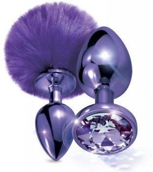Boss Of Toys Nixie Metal Butt Plug Set Pom Purple - Ceneo.pl