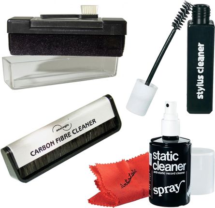 Analogis Zestaw Do Czyszczenia Płyt Winylowych: Static Cleaner + Stylus Cleaner + Brush 1 + Velvet Brush 3