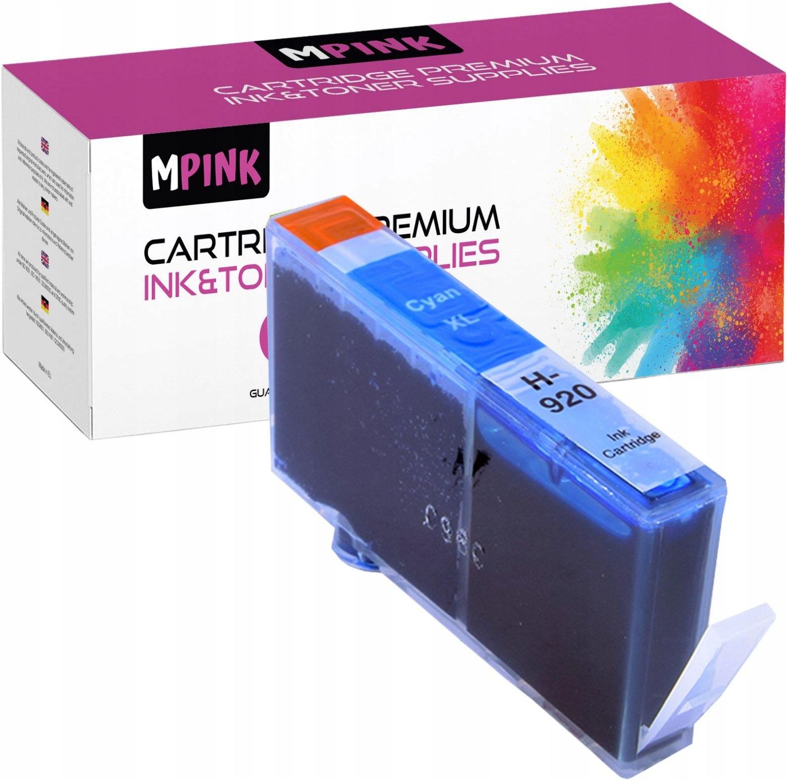 Tusz Mpink Tusz Do Hp Officejet 6500 Series 6500 7500 Cyan Do Drukarki