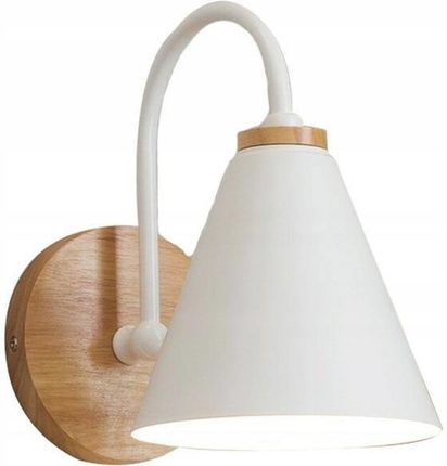 Toolight Lampa Kinkiet Ścienny Metalowy Z Drewnem (Osw03857)