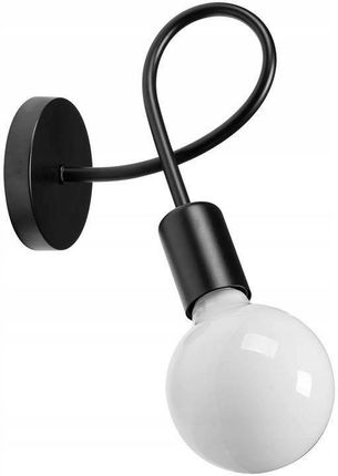 Toolight Lampa Kinkiet Ścienny Metalowy Czarny Loft (392199)