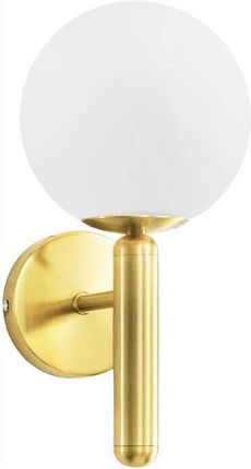 Toolight Lampa Kinkiet Ścienny Złoty Mleczna Kula E27 (App8941W)